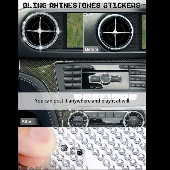 Crystal Car Accessory Stickers - Picture 5 of 5